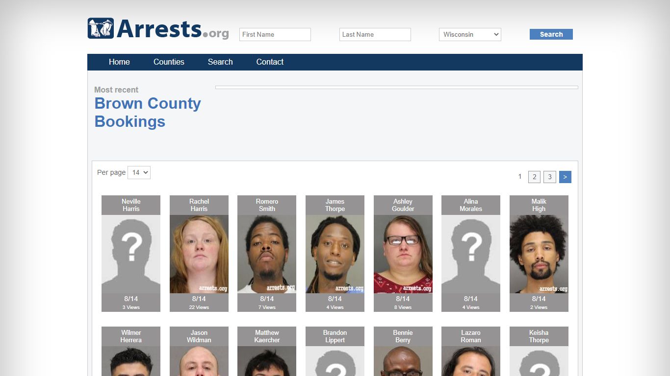 Brown County Arrests and Inmate Search